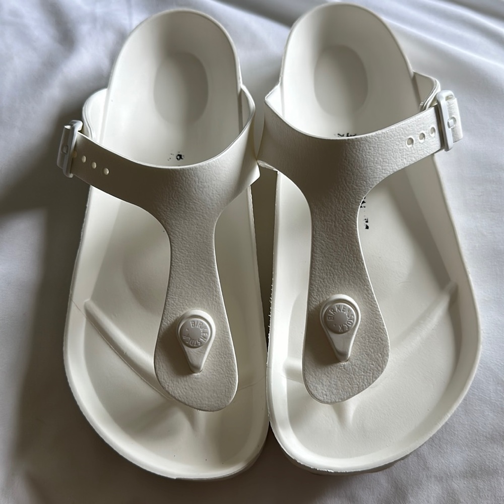 White Foam Birkenstock